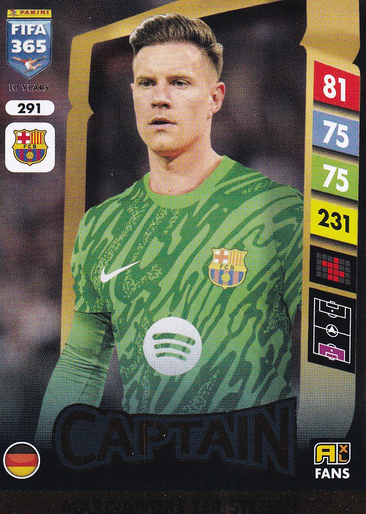 291. MARC-ANDRE TER STEGEN - BARCELONA - CAPTAIN