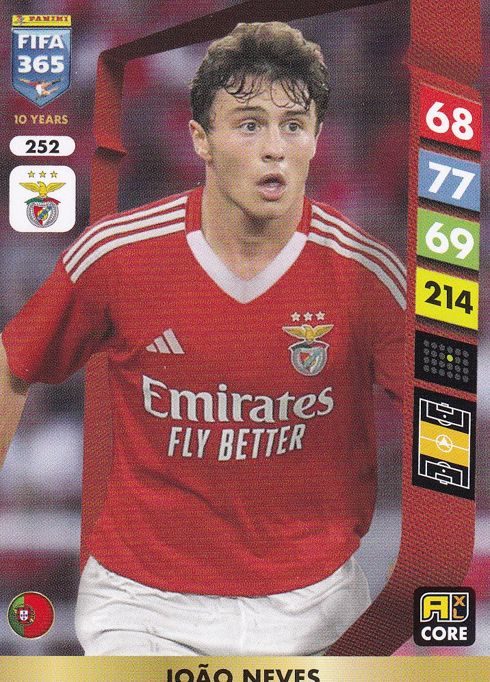252. JOAO NEVES - BENFICA