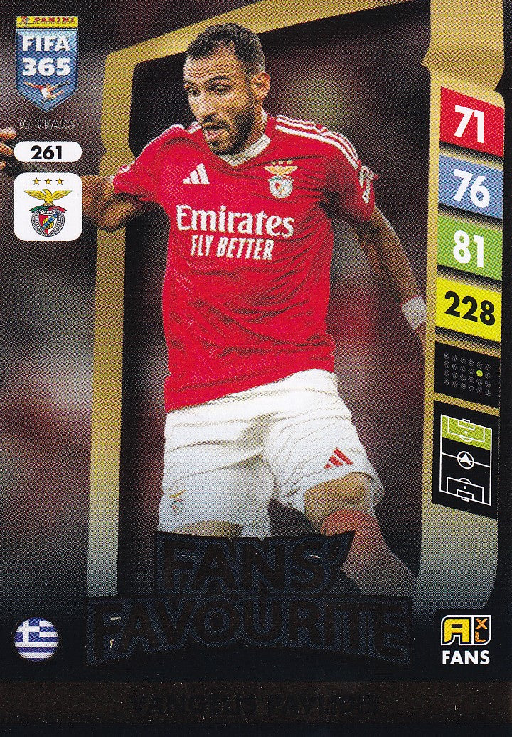 261. VANGELIS PAVLIDIS - BENFICA - FANS FAVOURITE