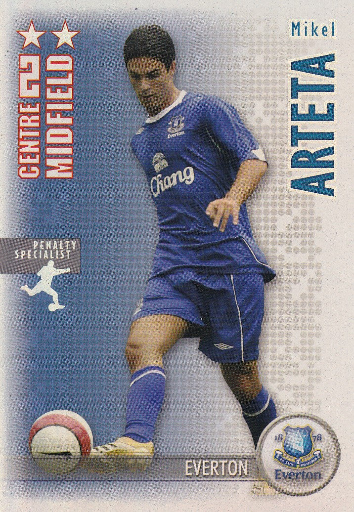 118. MIKEL ARTETA - EVERTON - PENALTY SPECIALIST