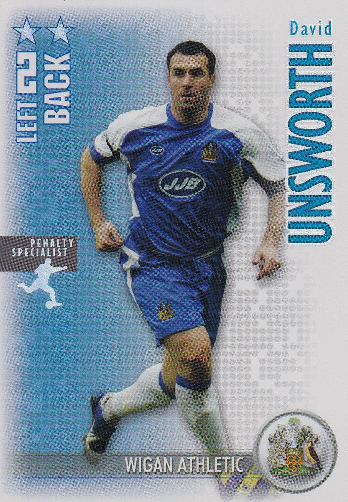 432. DAVID UNSWORTH - WIGAN ATHLETIC - PENALTY SPECIALIST