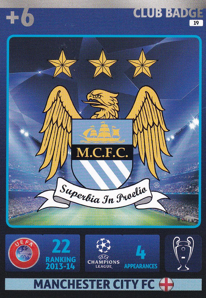 019. MANCHESTER CITY FC - CLUB BADGE