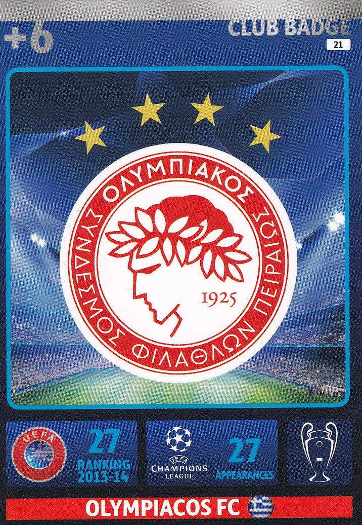 021. OLYMPIACOS FC - CLUB BADGE