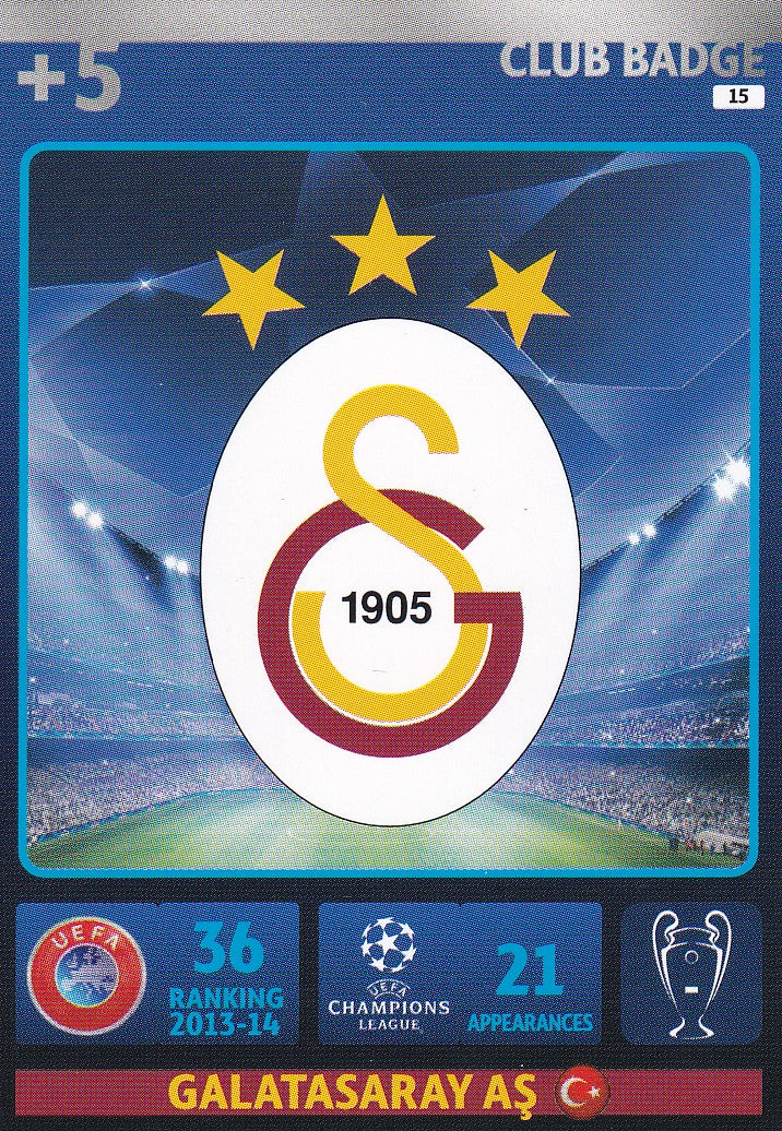 015. GALATASARAY AS - CLUB BADGE