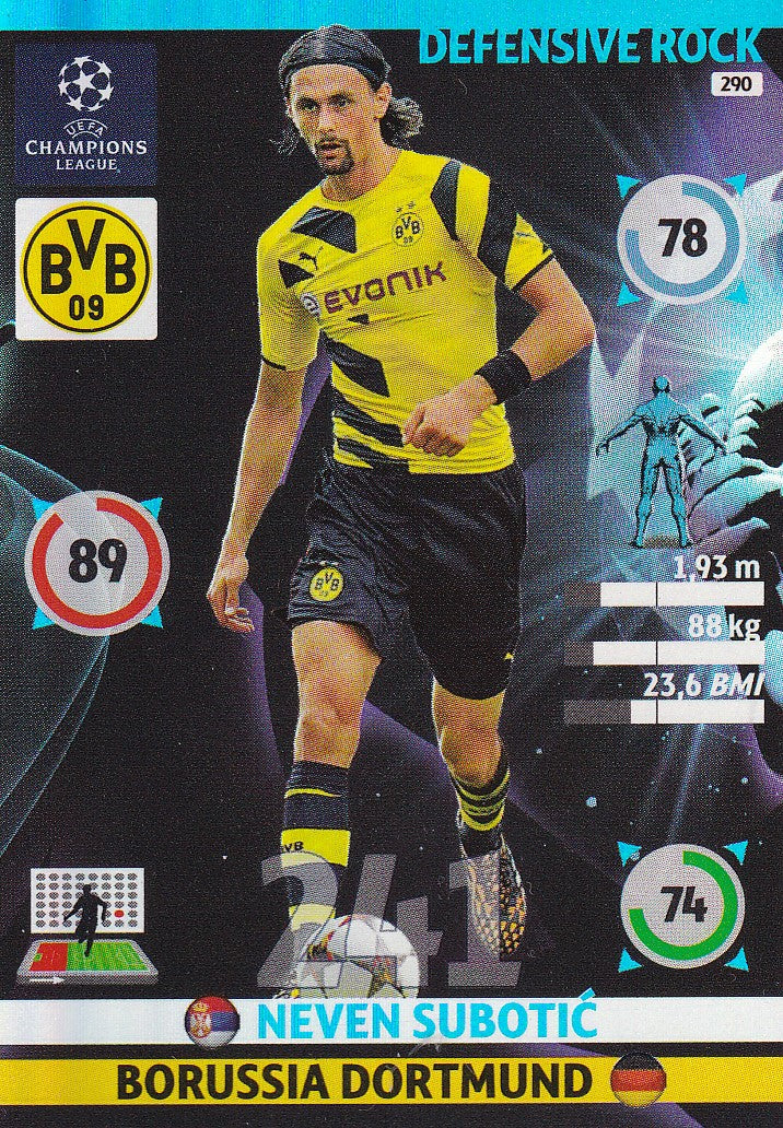 290. NEVEN SUBOTIC - BORUSSIA DORTMUND - DEFENSIVE ROCK