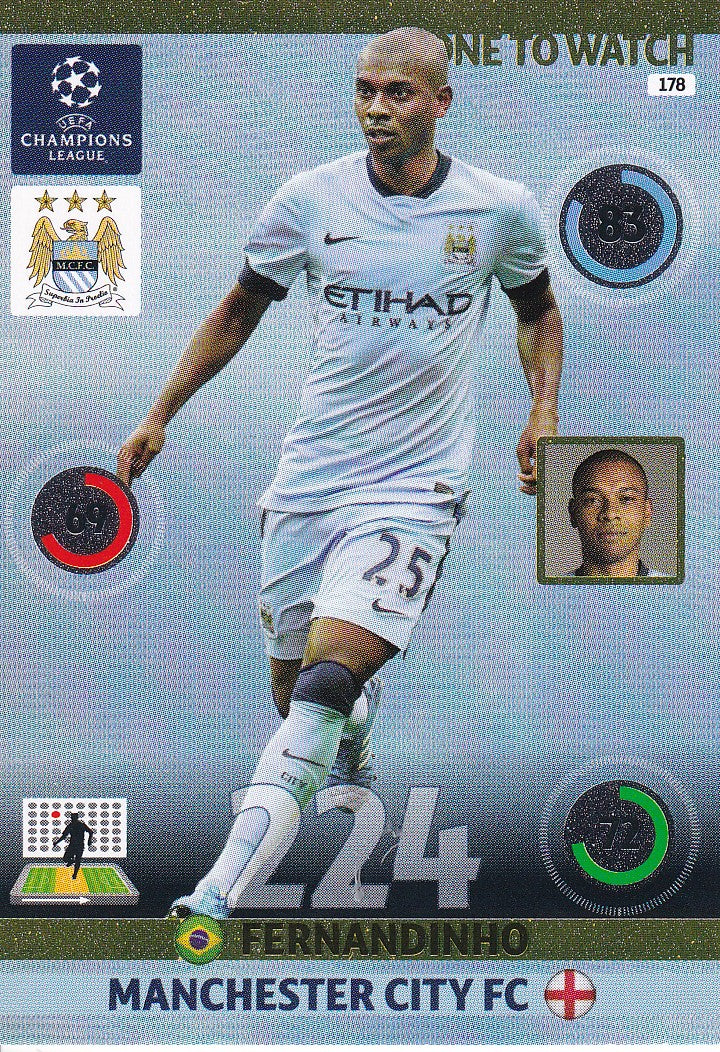 178. FERNANDINHO - MANCHESTER CITY - ONE TO WATCH