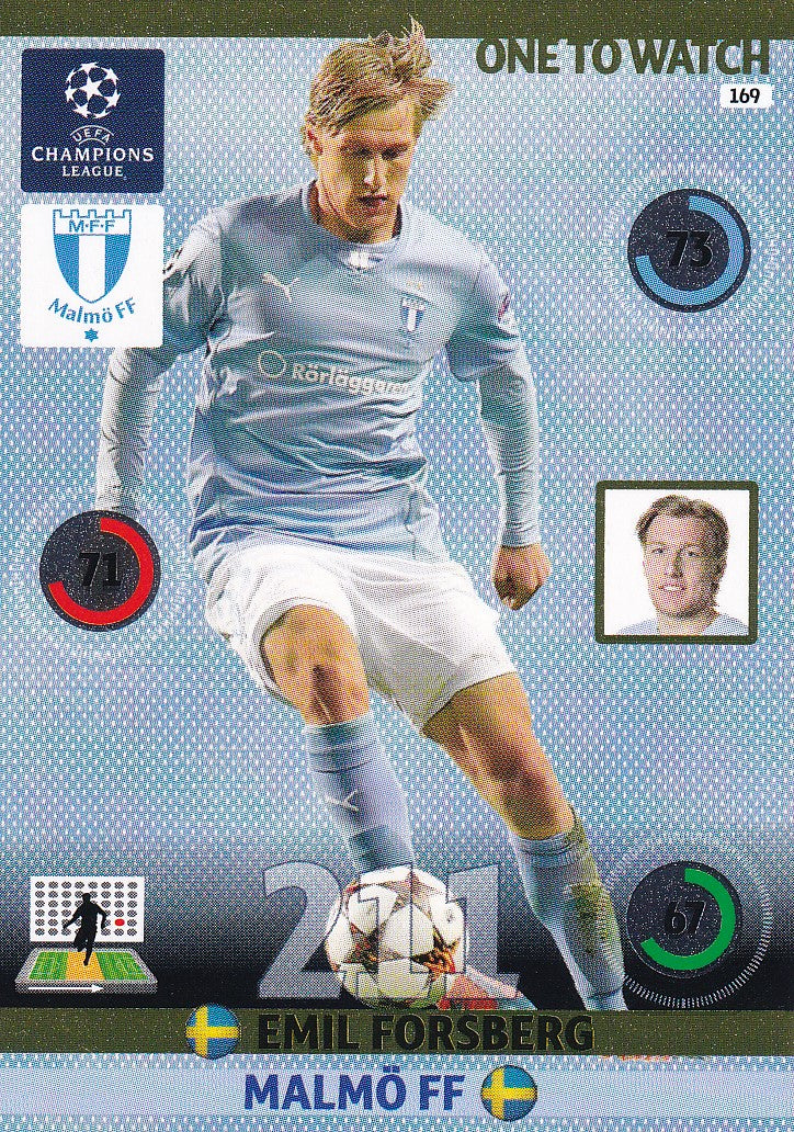 169. EMIL FORSBERG - MALMO - ONE TO WATCH