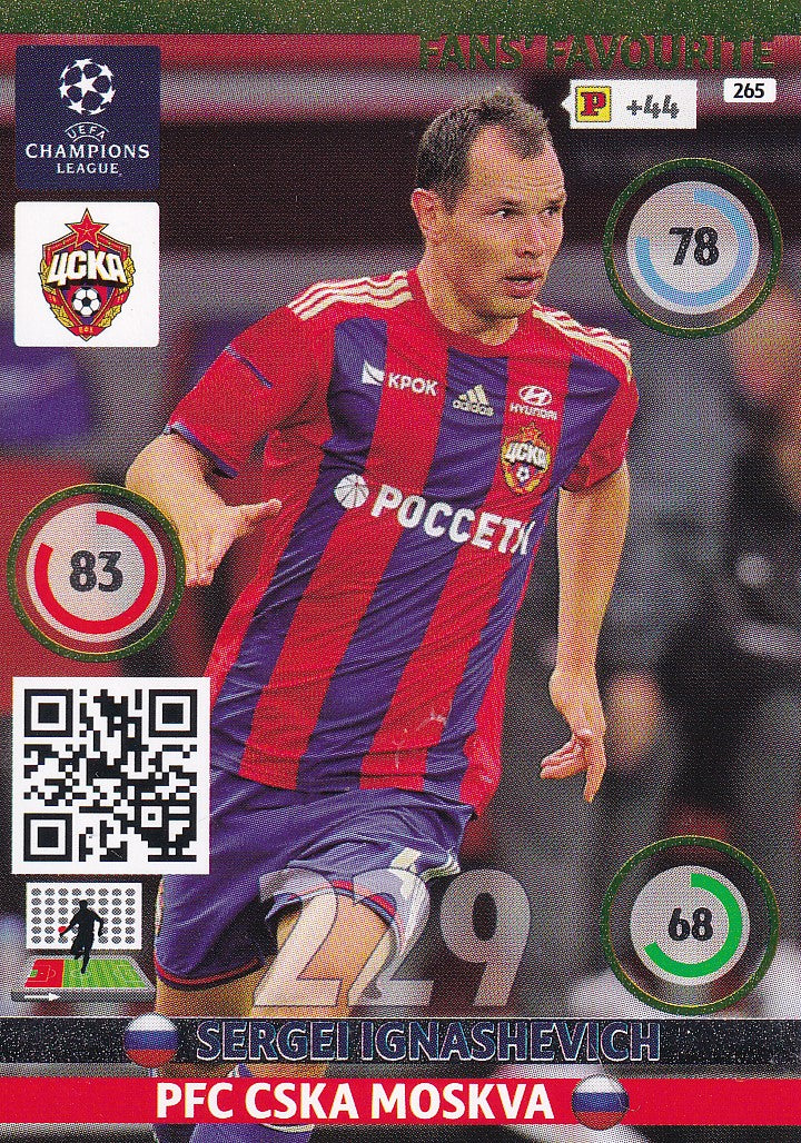 265. SERGEI IGNASHEVICH - MOSKVA - FANS FAVOURITE
