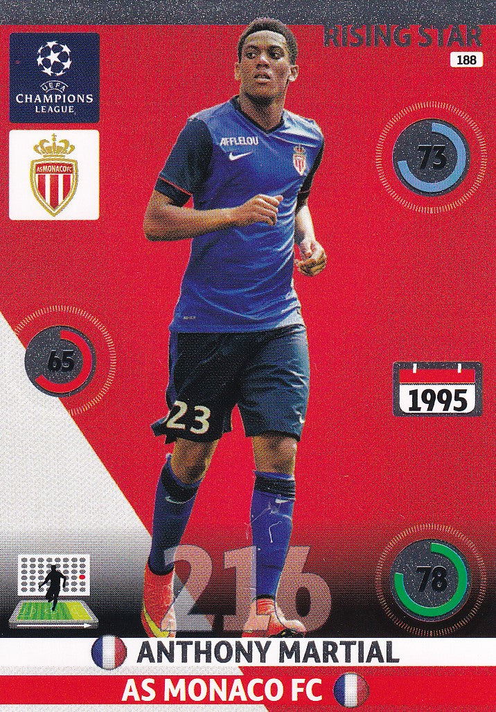 188. ANTHONY MARTIAL - MONACO - RISING STAR