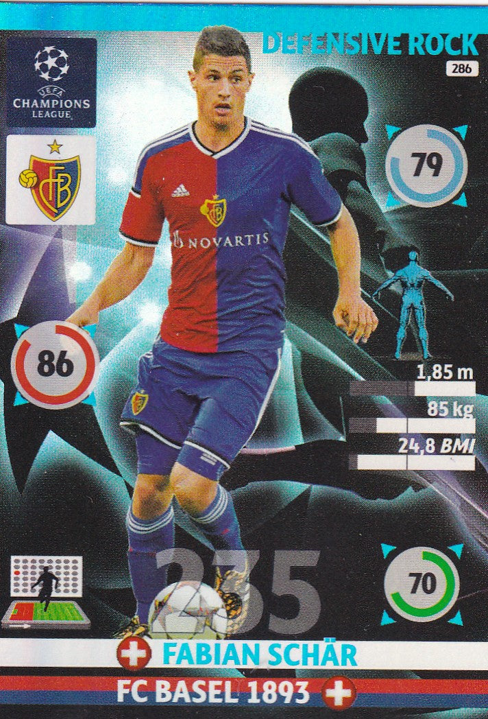 286. FABIAN SCHAR - BASEL - DEFENSIVE ROCK