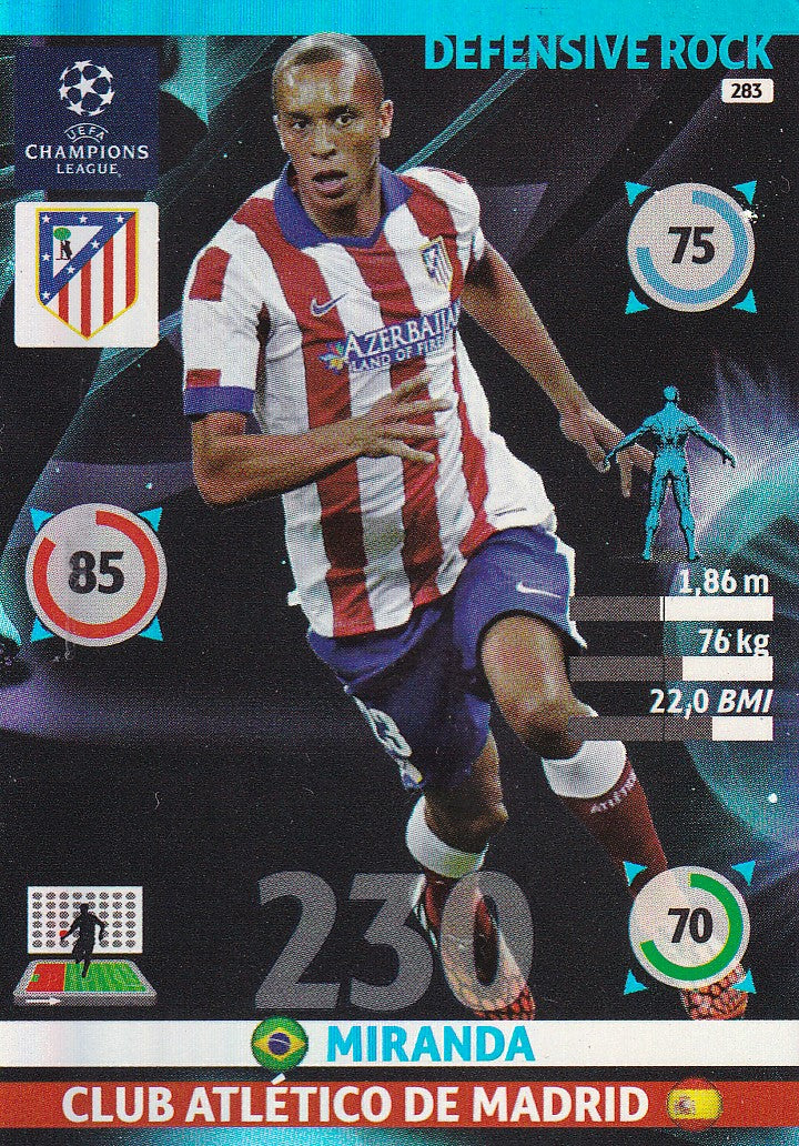 283. MIRANDA - ATLETICO MADRID - DEFENSIVE ROCK
