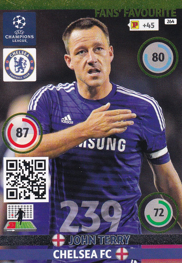 264. JOHN TERRY - CHELSEA - FANS FAVOURITE