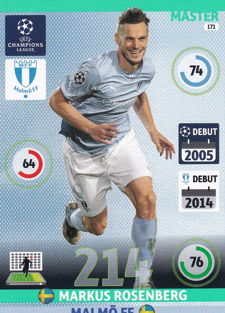 171. MARKUS ROSENBERG - MALMO - MASTER
