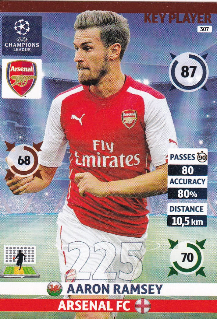 307. AARON RAMSEY - ARSENAL - KEY PLAYER