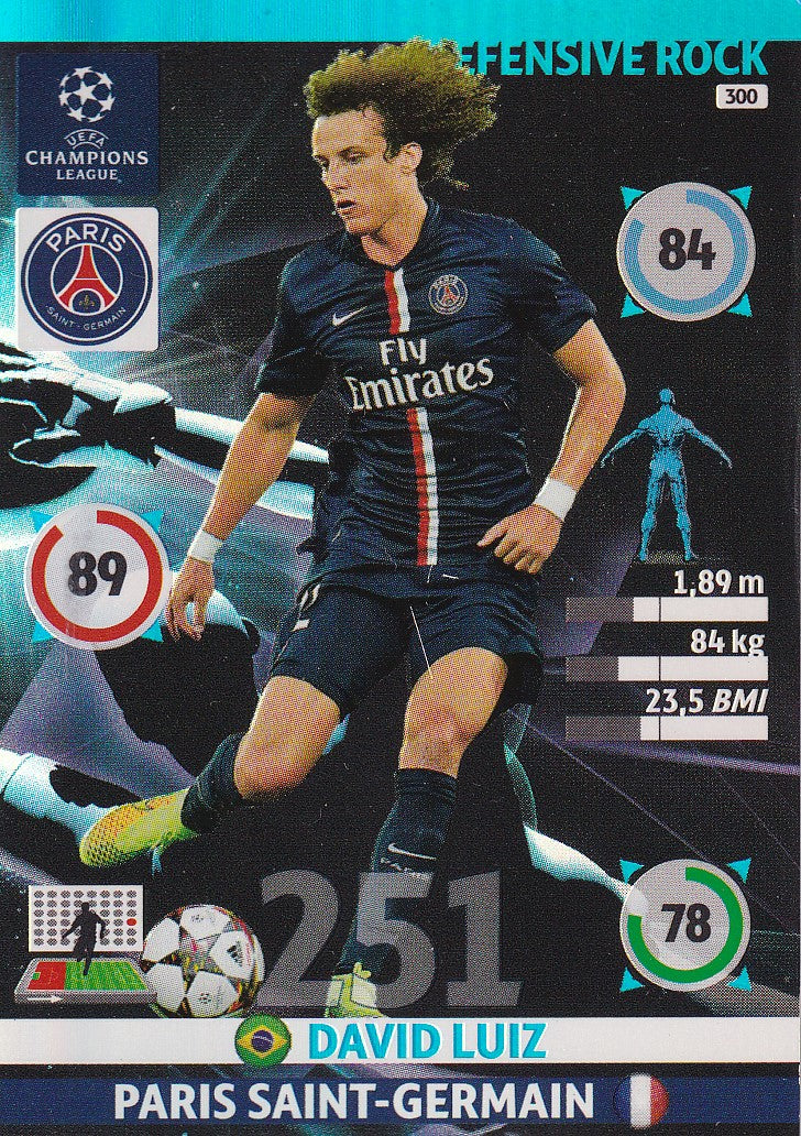 300. DAVID LUIZ - PARIS-SAINT GERMAIN - DEFENSIVE ROCK