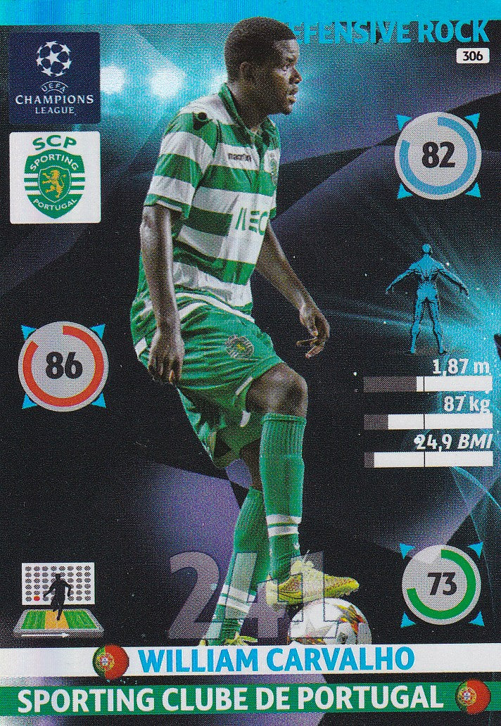 306. WILLIAM CARVALHO - SPORTING LISBOA - DEFENSIVE ROCK