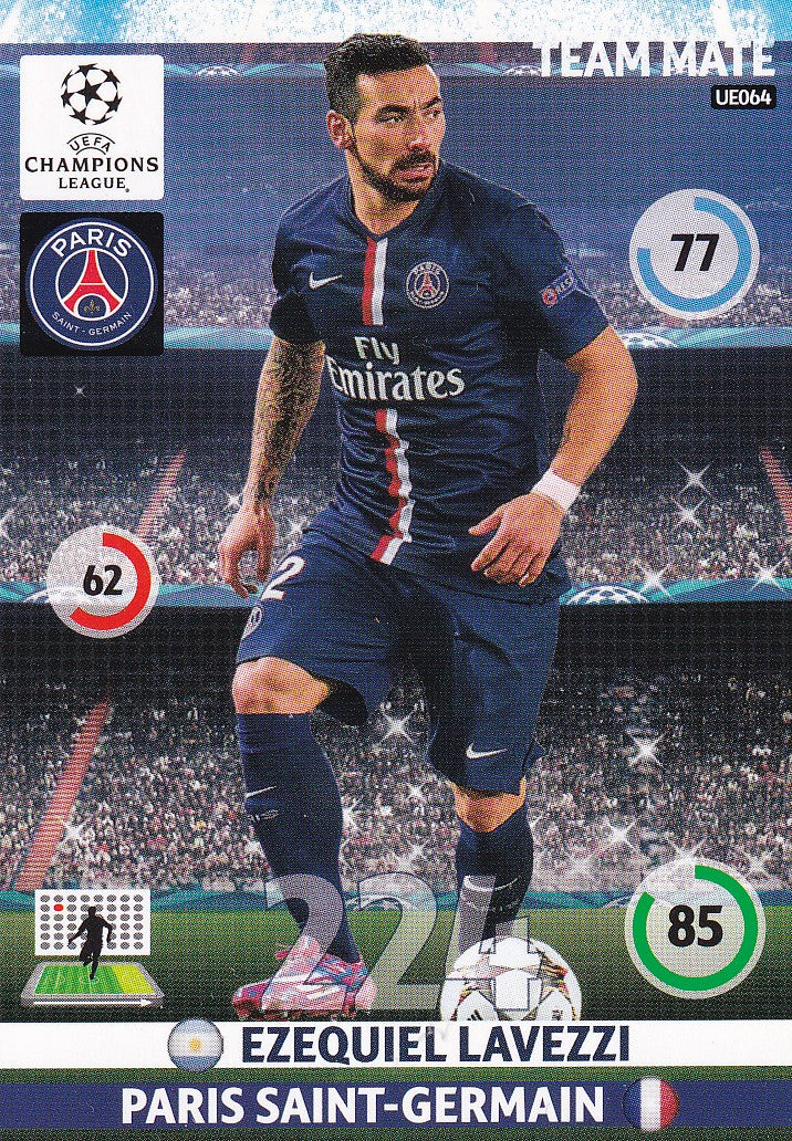 UE064. EZEQUIEL LAVEZZI - PARIS SAINT-GERMAIN