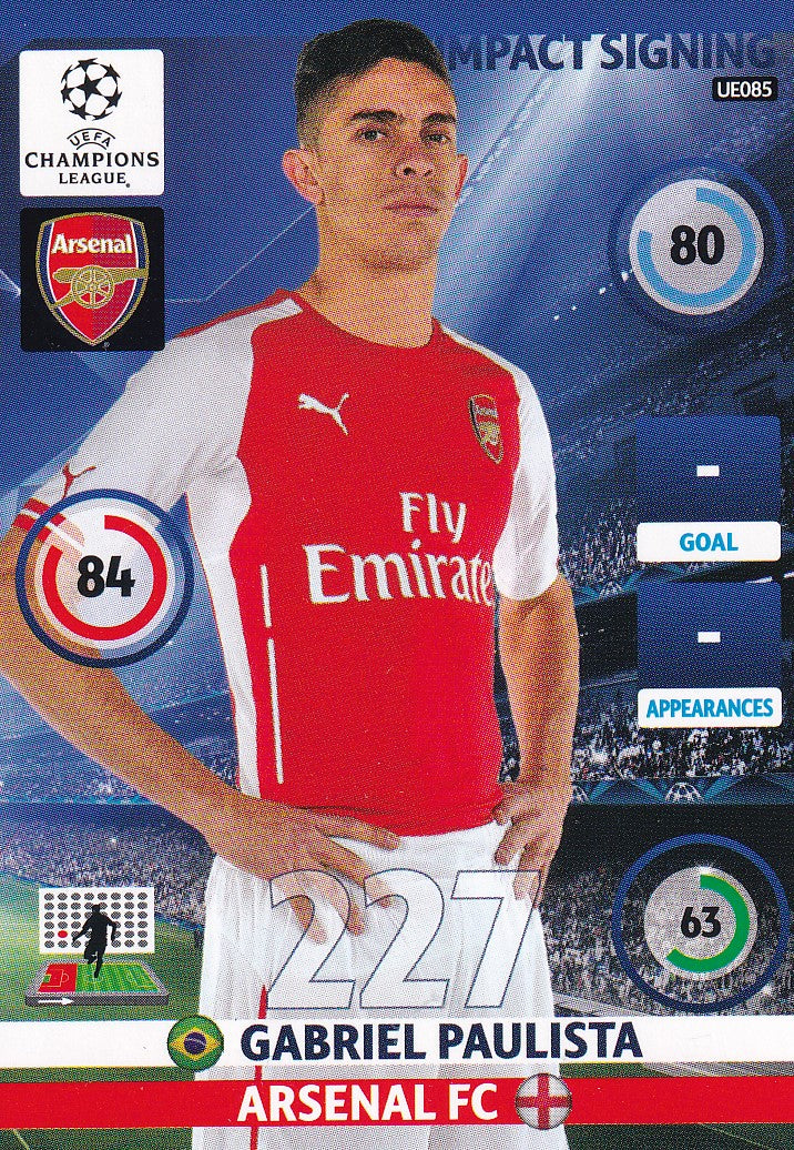 UE085. GABRIEL PAULISTA - ARSENAL - IMPACT SIGNING