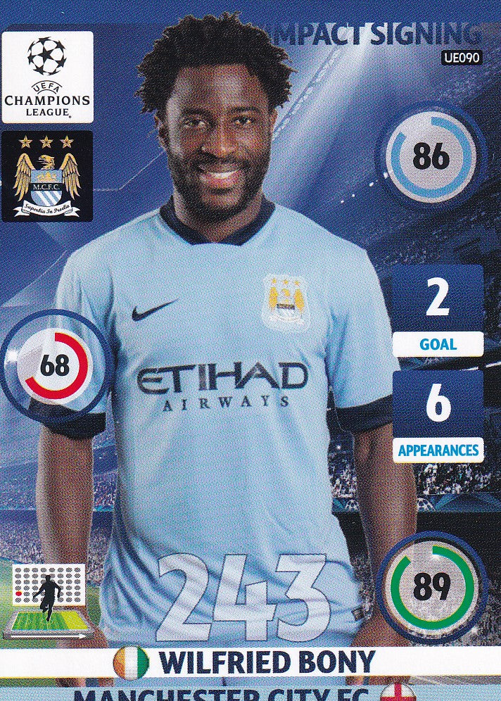 UE090. WILFIRED BONY - MANCHESTER CITY