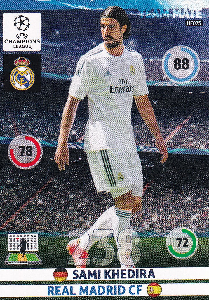 UE075. SAMI KHEDIRA - REAL MADRID