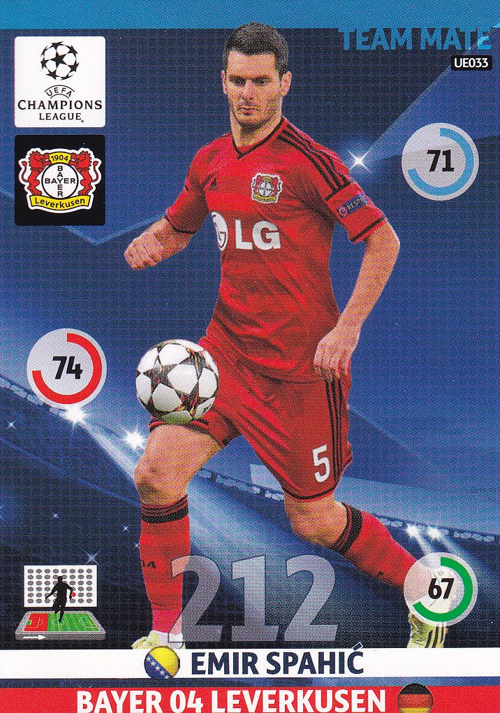 UE033. EMIR SPAHIC - BAYER LEVERKUSEN