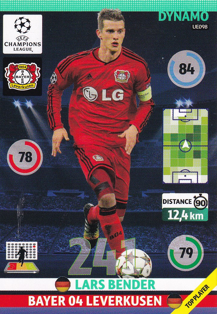 UE098. LARS BENDER - BAYER LEVERKUSEN - DYNAMO