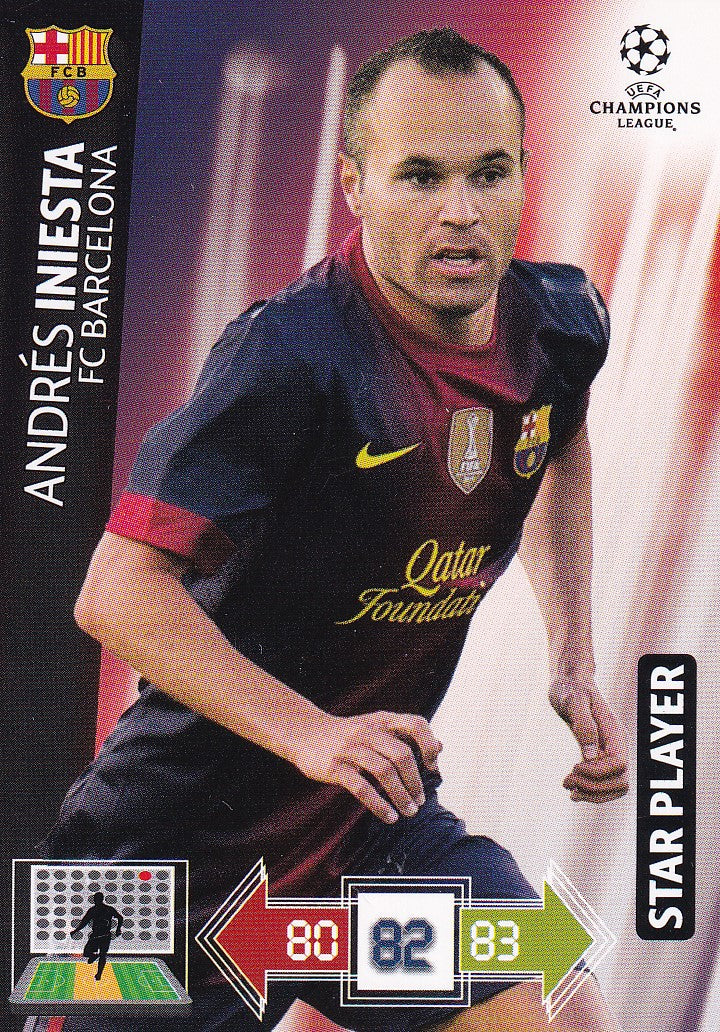 034. ANDRES INIESTA - BARCELONA - STAR PLAYER