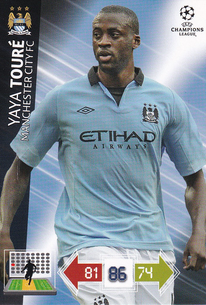 128. YAYA TOURE - MANCHEATER CITY