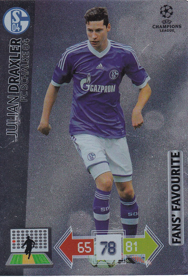 321. JULIAN DRAXLER - FC SCHALKE 04 - FANS FAVOURITE