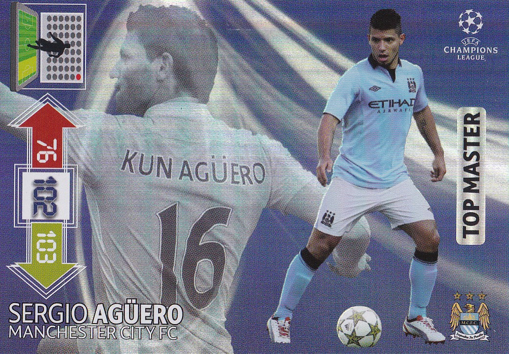 349. SERGIO AGÜERO - MANCHESTER CITY - TOP MASTER