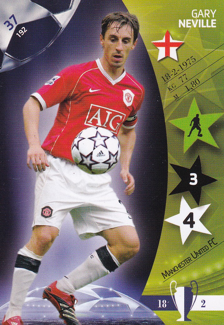 037. GARY NEVILLE - MANCHESTER UNITED