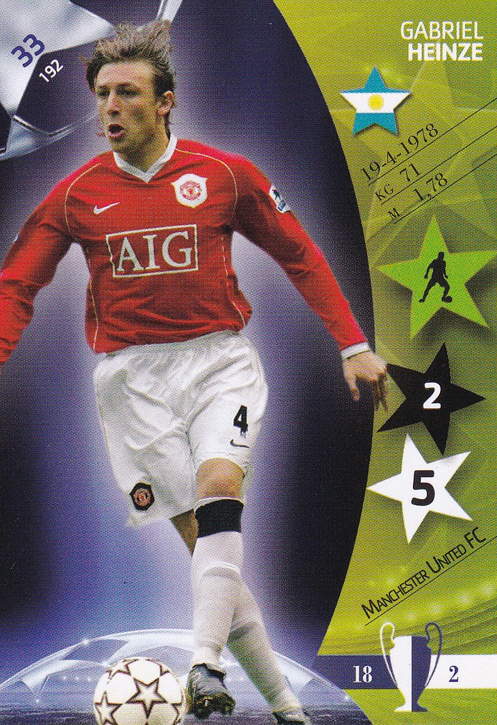 033. GABRIEL HEINZE - MANCHESTER UNITED