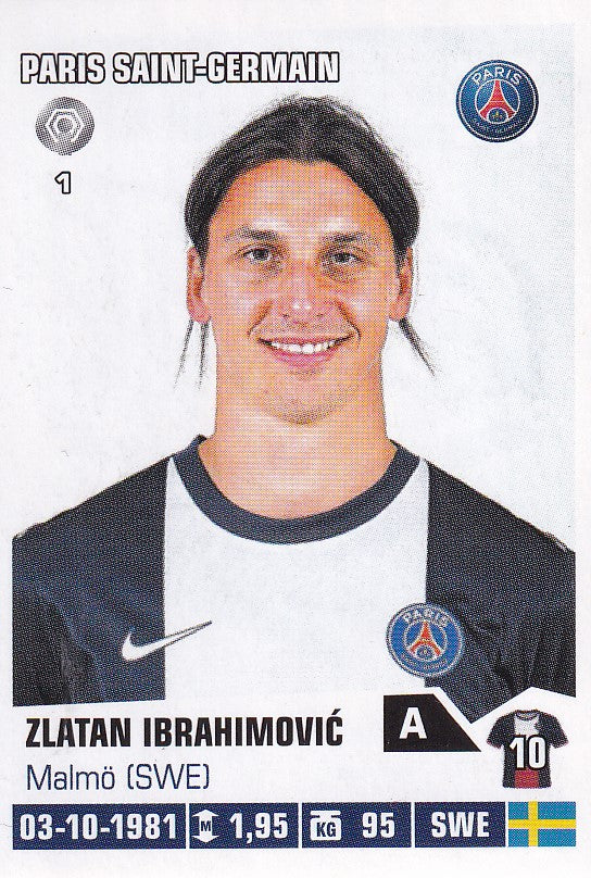 332. ZLATAN IBRAHIMOVIC - PARIS SAINT-GERMAIN