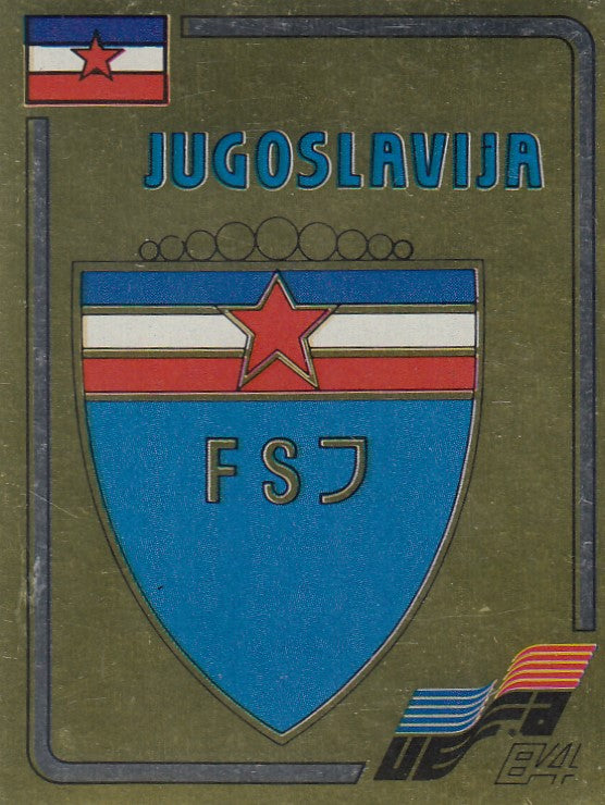 111. TEAM BADGE - JUGOSLAVIJA - GOLD