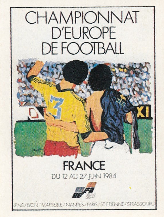 009. POSTER - CHAMPIONNAT D`EUROPE DE FOOTBALL