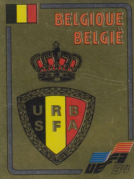 086. TEAM BADGE - BELGIUM - GOLD