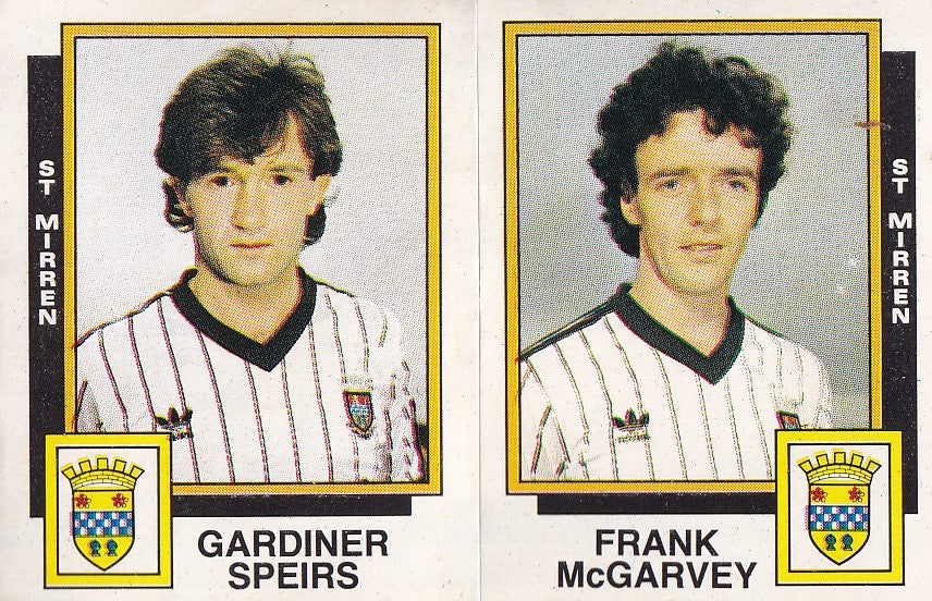 542. A-B. GARDINER SPEIRS - FRANK McGARVEY - ST MIREN