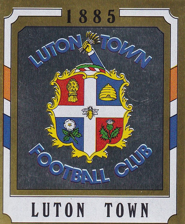 117. LUTON TOWN - CLUB BADGE - GOLD FOIL
