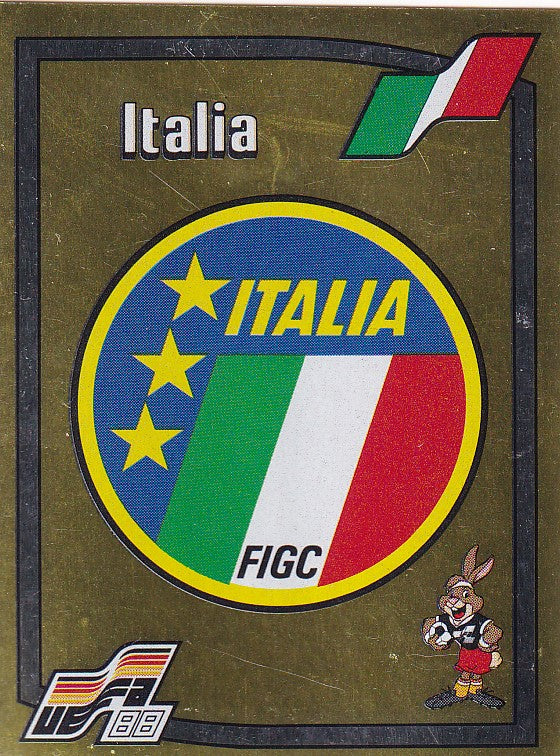 077. ITALIA - COUNTRY EMBLEM - GOLD METAL