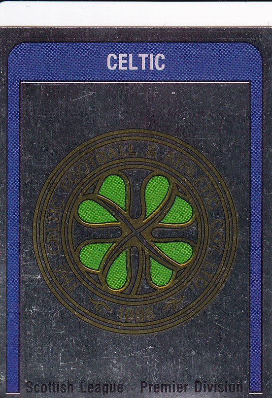 467. CELTIC - CLUB BADGE - SILVER FOIL