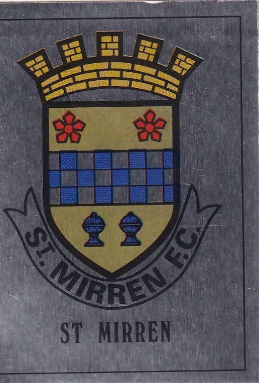 457. ST MIRREN - CLUB BADGE - FOIL