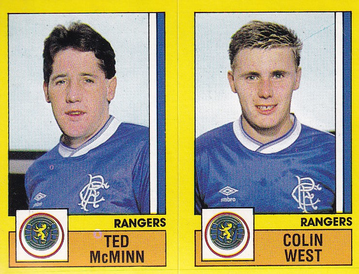 555. A-B. TED McMINN - COLIN WEST - RANGERS