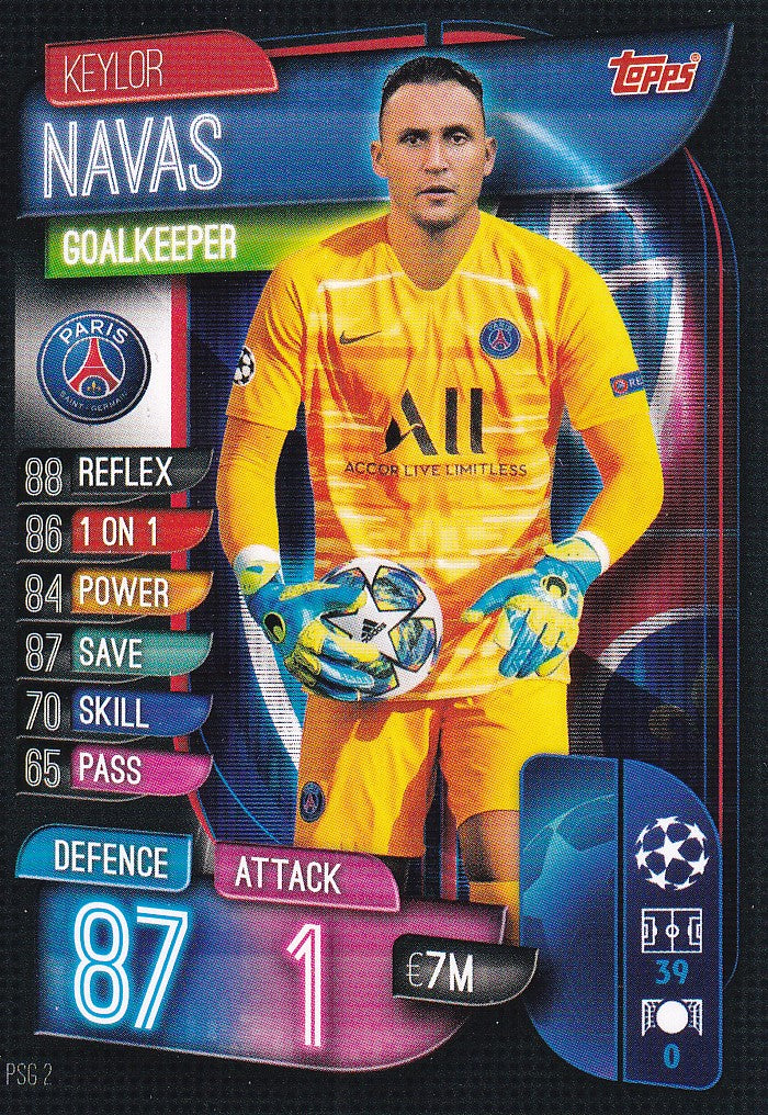 PSG-002. KEYLOR NAVAS - PARIS SAINT-GERMAIN