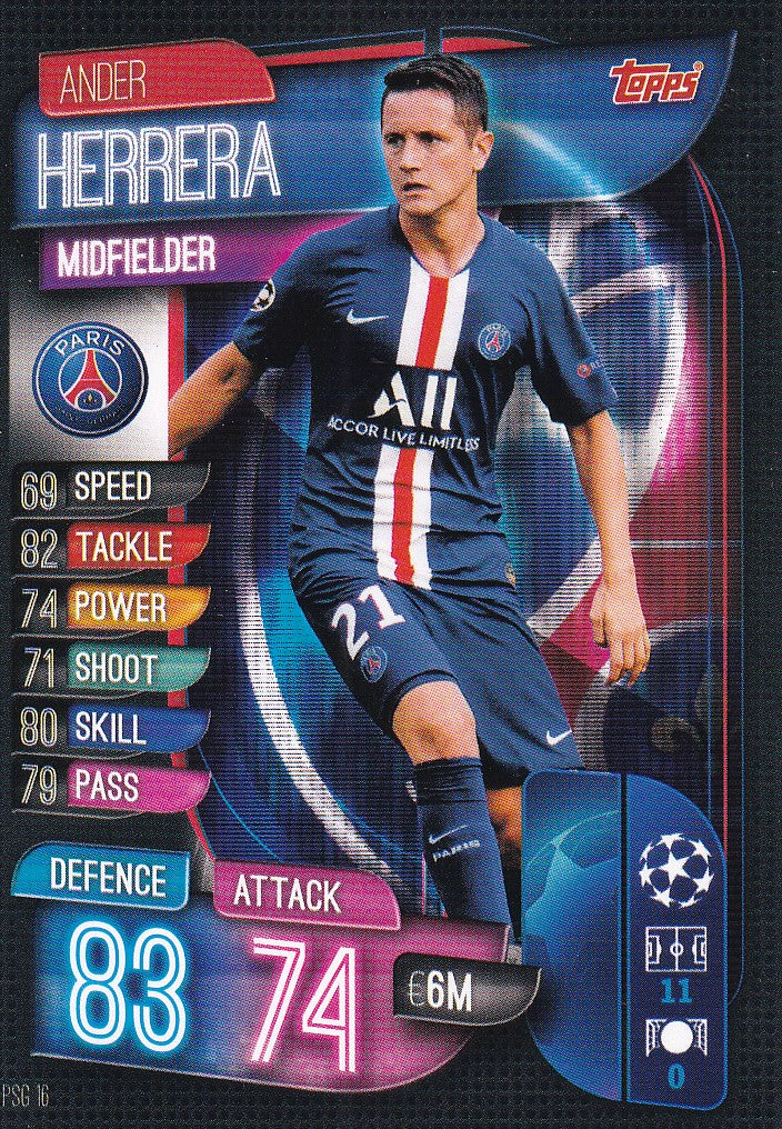 PSG-016. ANDER HERRERA - PARIS SAINT-GERMAIN