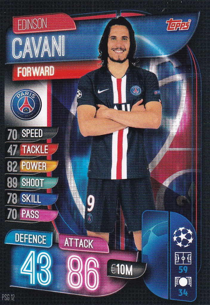 PSG-012. EDINSON CAVANI - PARIS SAINT-GERMAIN