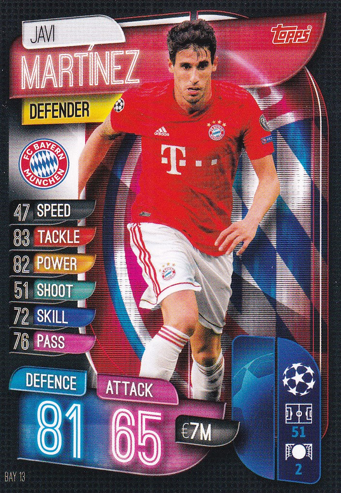BAY-013. JAVI MARTINEZ - BAYERN MUNCHEN