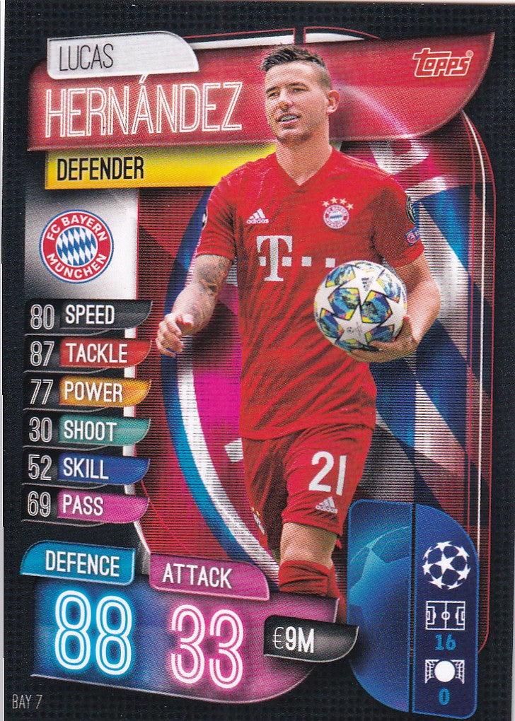 BAY-007. LUCAS HERNANDEZ - BAYERN MUNCHEN