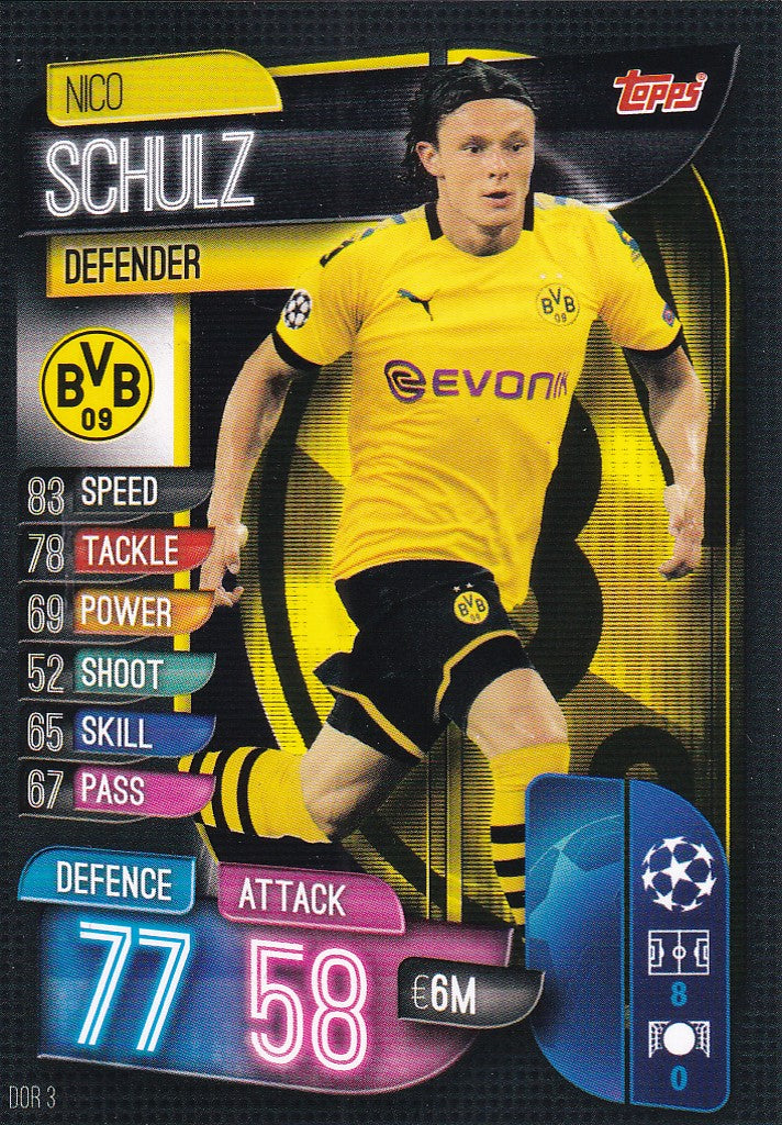 DOR-003. NICO SCHULZ - BORUSSIA DORTMUND