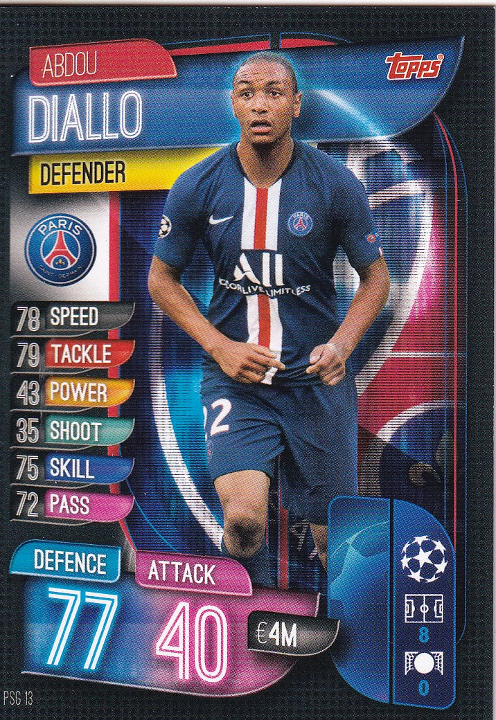 PSG-013. ABDOU DIALLO - PARIS SAINT-GERMAIN