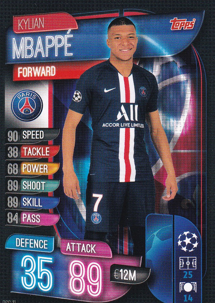 PSG-011. KYLIAN MBAPPE - PARIS SAINT-GERMAIN